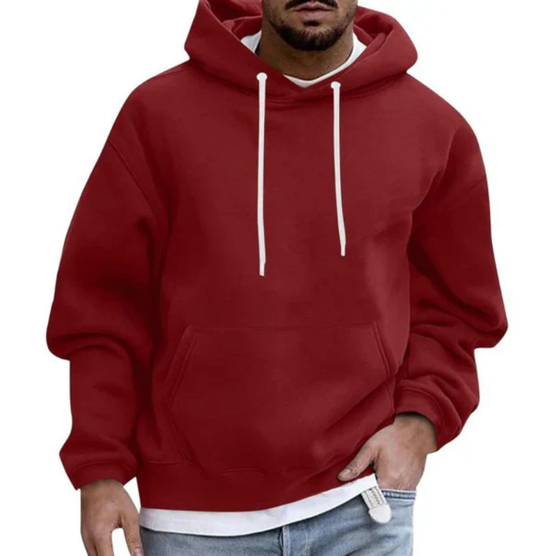 Stefan - Hoodie oversize décontracté avec poches pratiques