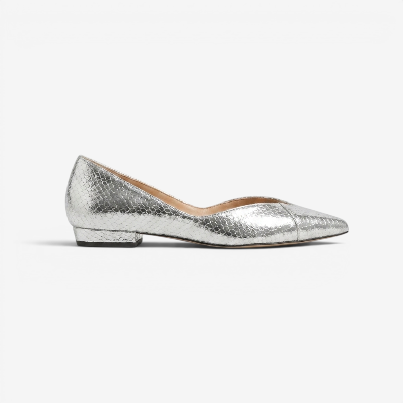 Chaussons pour femmes à bout pointu et sans lacets
