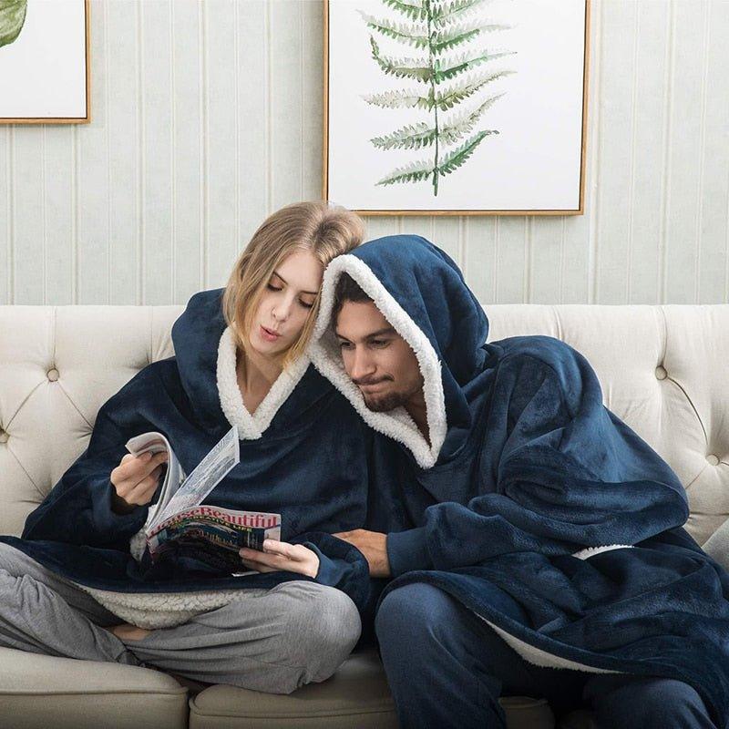 WrapWarm - túlméretezett kapucnis takaró rugalmas mandzsettával