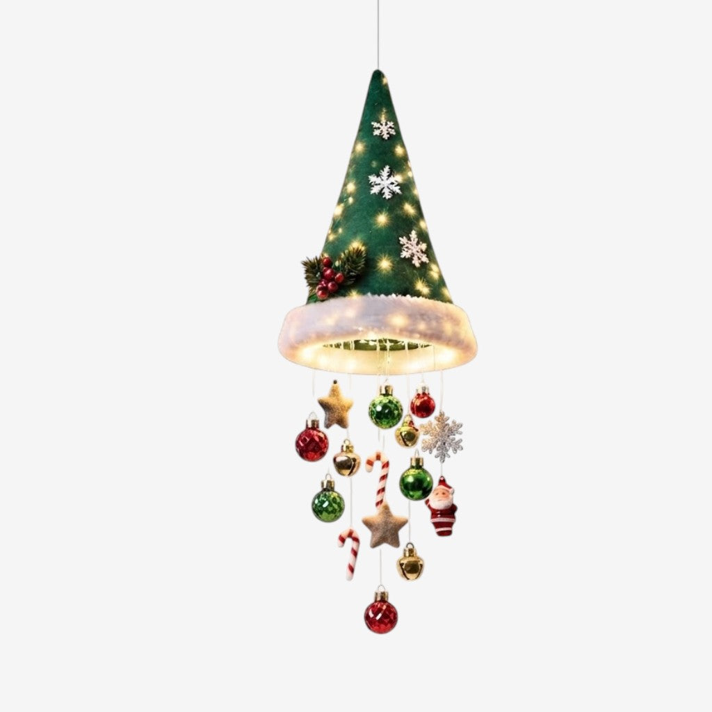 HatGlow - Hanging Hat Decoration With LED Stars