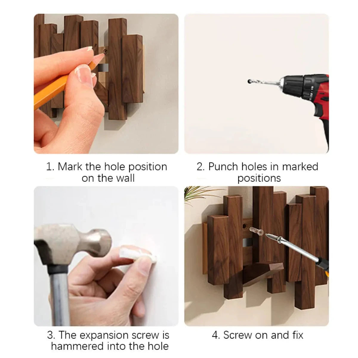 CoatRack - Piano Sheped Wandkapstok