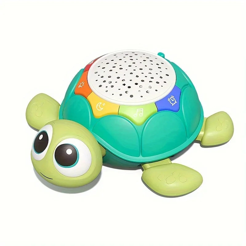 GlowTurtle – Giocattolo proiettore tartaruga con luci rilassanti e musica coinvolgente