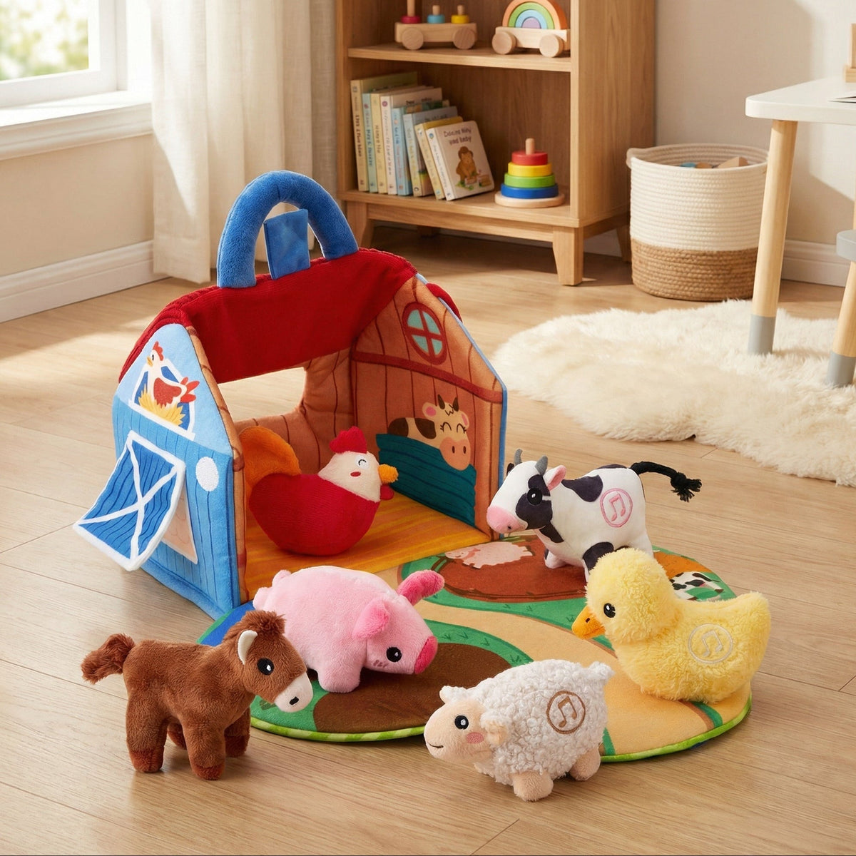 Farmplush - Interactive Plush Farm Animal Set With Sound Features