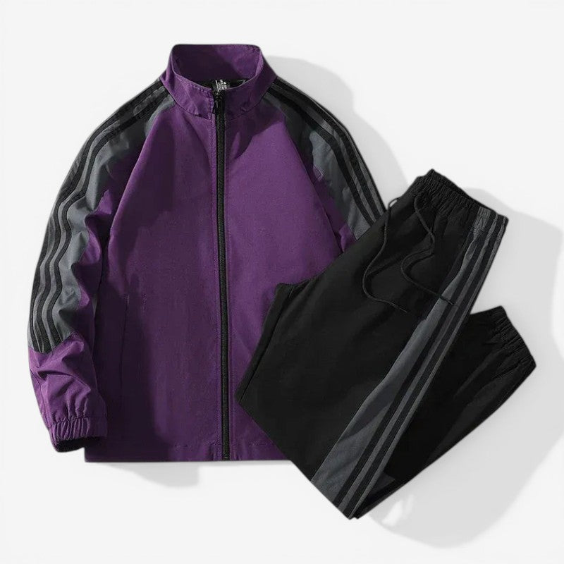 Zip Jacket and Pants Set