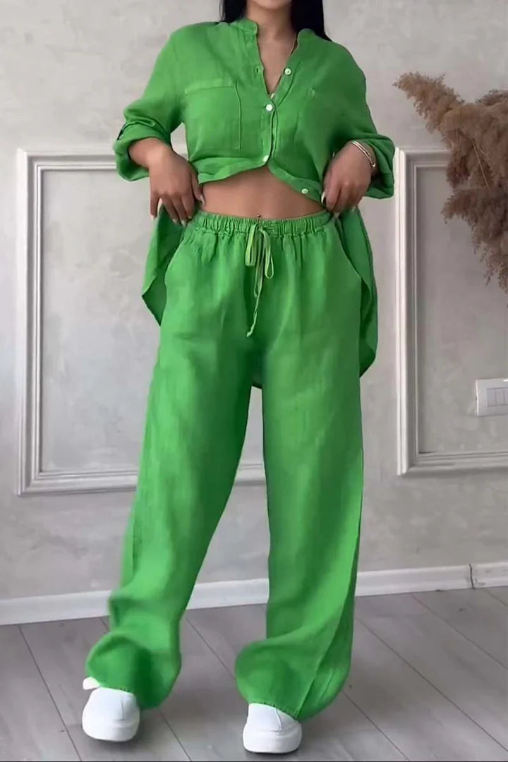 FusionChic™ - Ensemble Robes en Lin Élégantes | 1+1 Gratuit