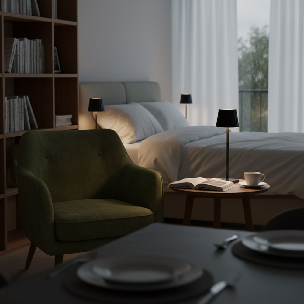TapGlow - Wireless Led Table Lamp With Touch Control