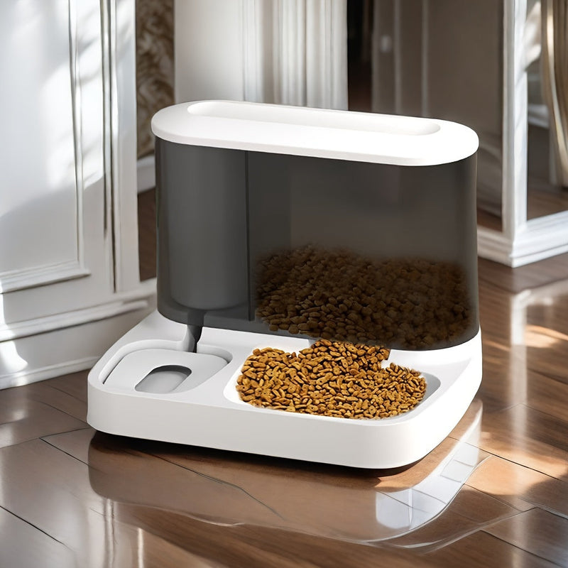 EasyFeed – Pet feeder with double bowls and side bowl divider