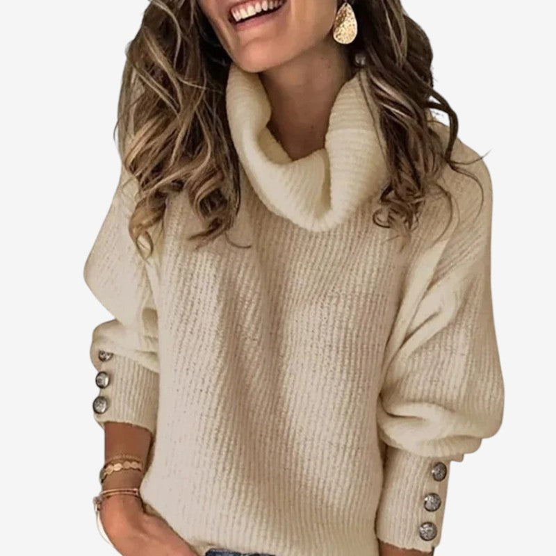 Women's Long Sleeve Turtleneck Sweater