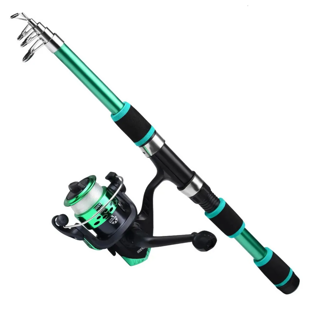 CatchMaster – Telescopic Fishing Rod Set for Beginners and Experienced Anglers