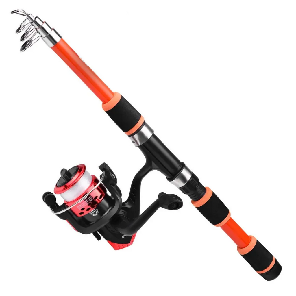 CatchMaster – Telescopic Fishing Rod Set for Beginners and Experienced Anglers
