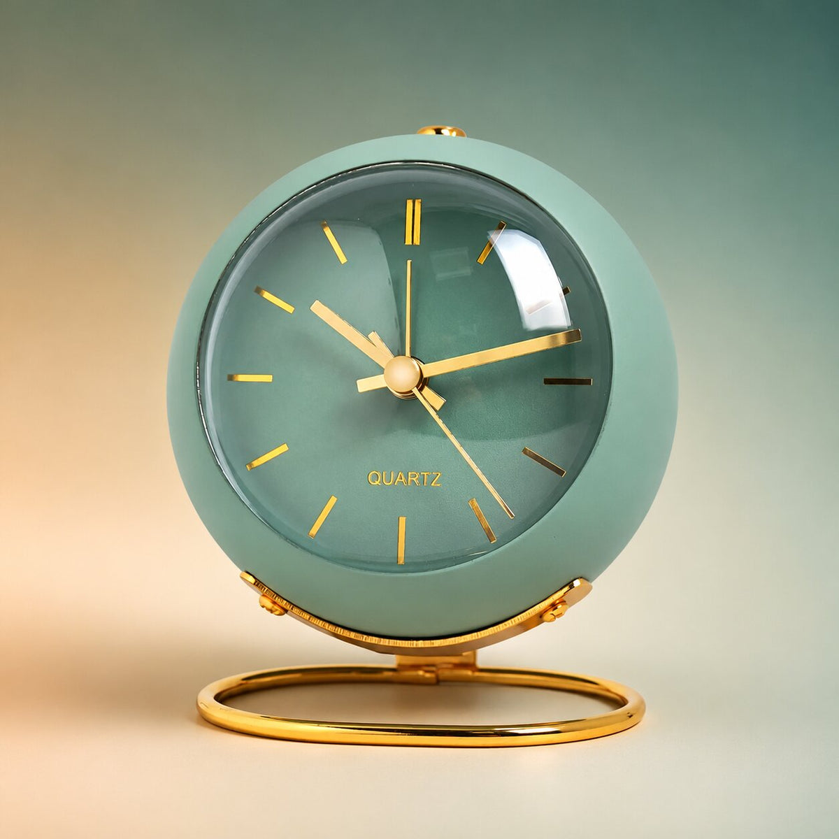 Dialume - Analog Table Clock With Silent Operation And Luminous Hands