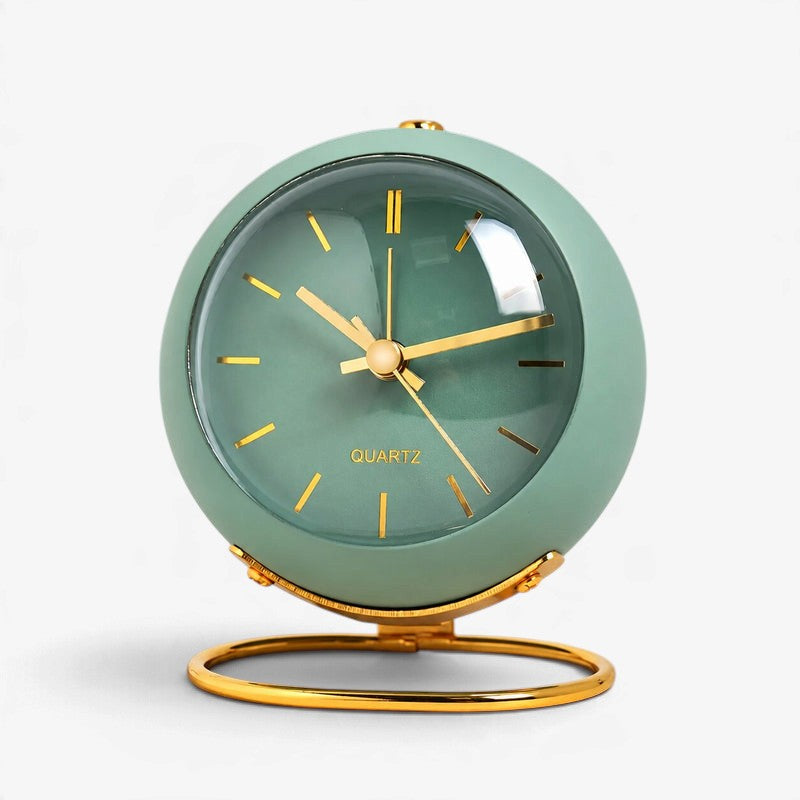 Dialume - Analog Table Clock With Silent Operation And Luminous Hands