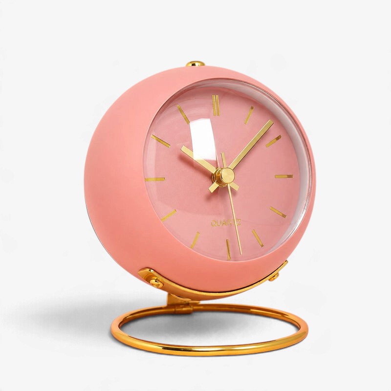 Dialume - Analog Table Clock With Silent Operation And Luminous Hands