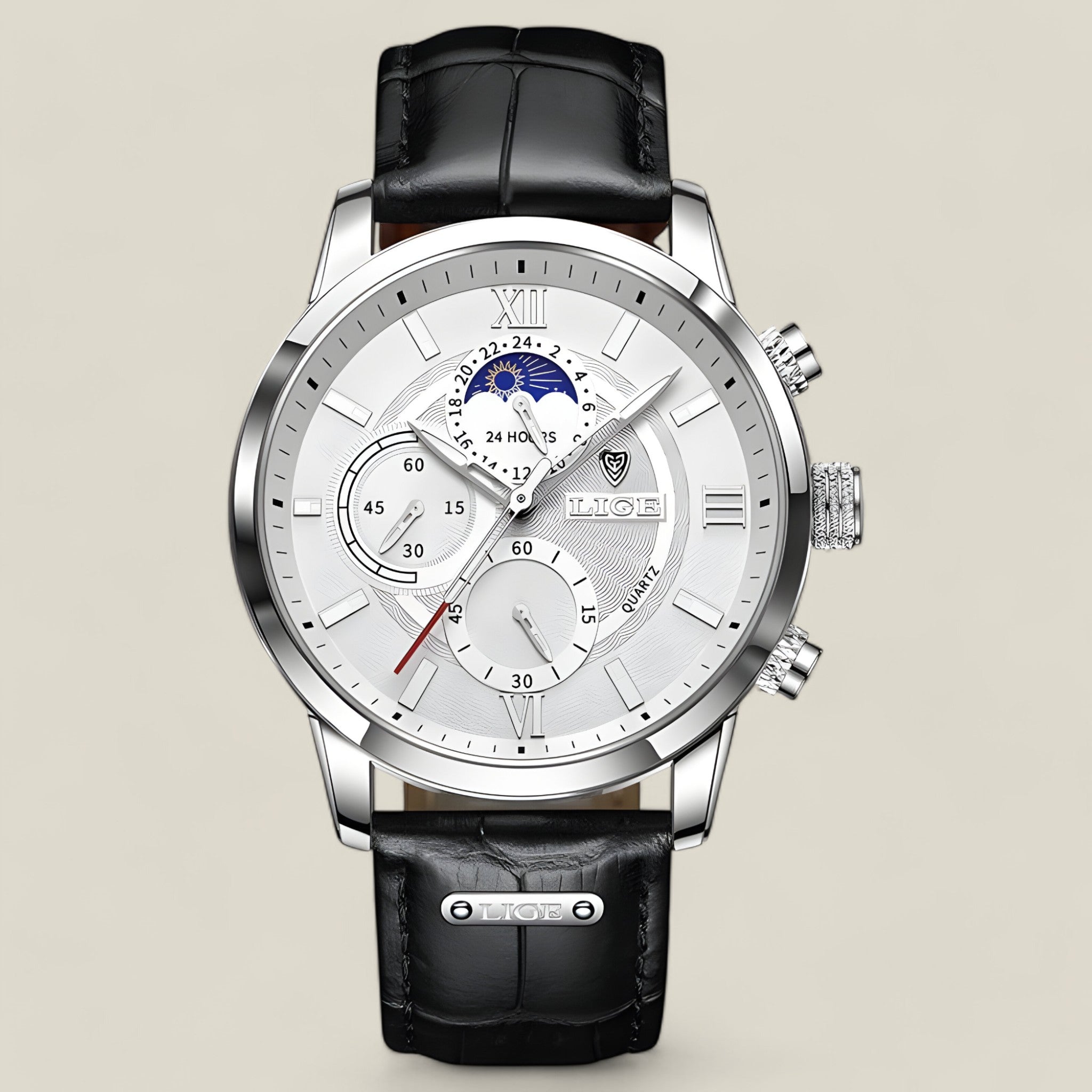 Eiden - Montre raffinée au design moderne et fin avec fonctions pratiques pour un usage quotidien
