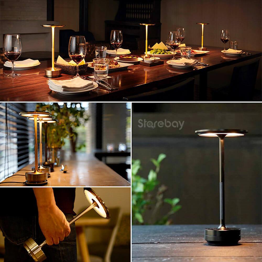 CordlessGlow - Lampe de table sans fil rechargeable
