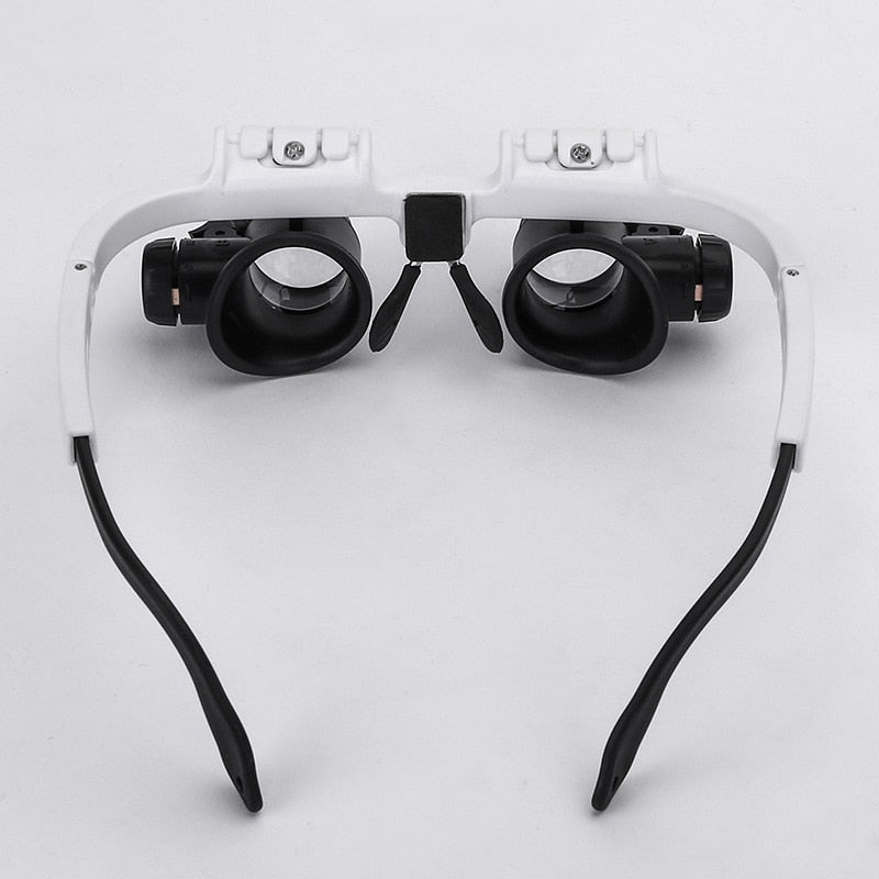 Magnivue - Óculos de aumento com luz LED e lentes intercambiáveis