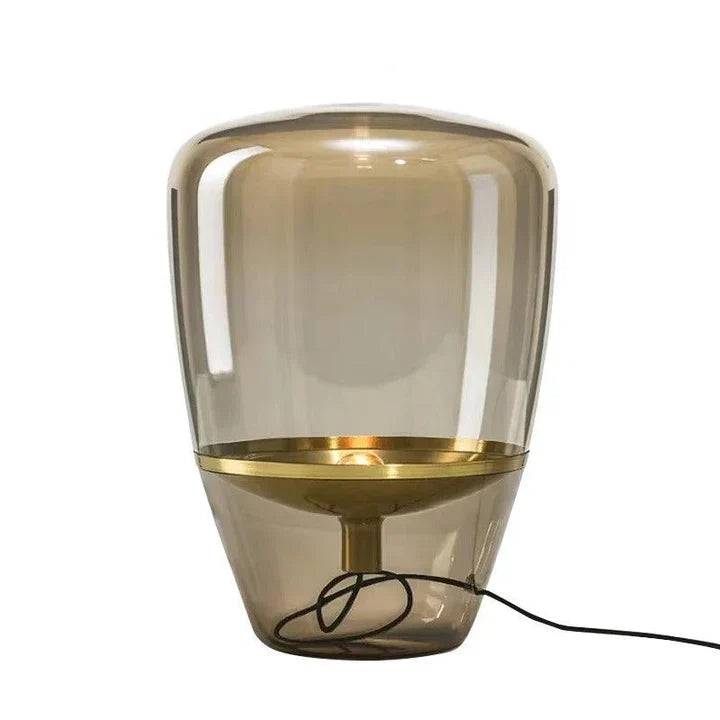 Lumiara - Lampada da tavolo in vetro contemporanea con LED a basso consumo