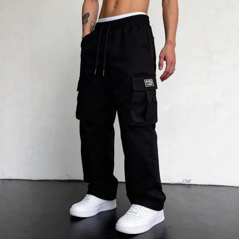 Valmero – Cargo Trousers with Drawstring Waist