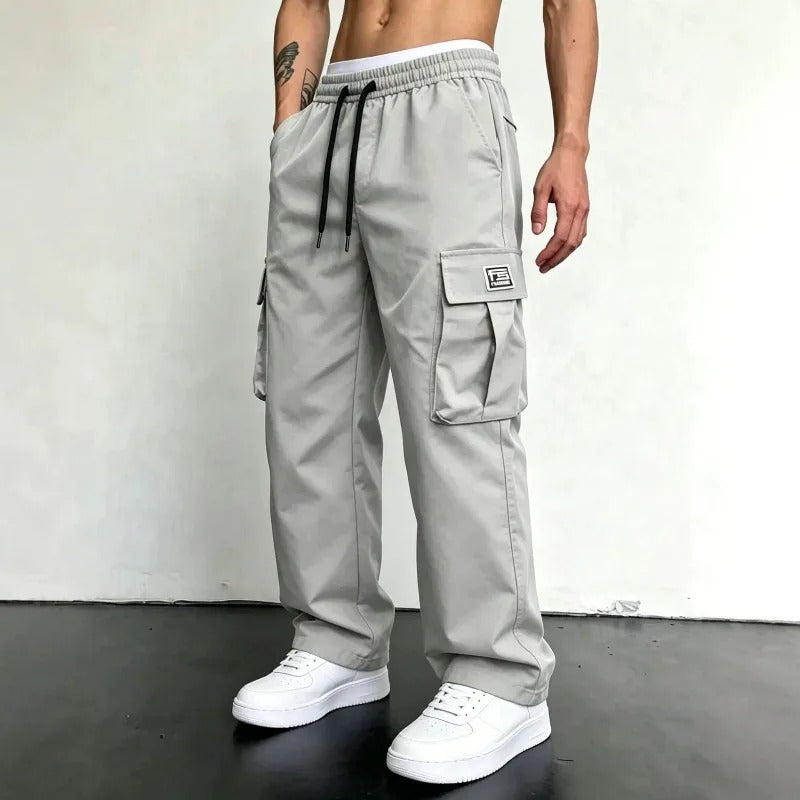 Valmero – Cargo Trousers with Drawstring Waist