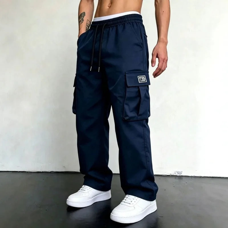 Valmero – Cargo Trousers with Drawstring Waist
