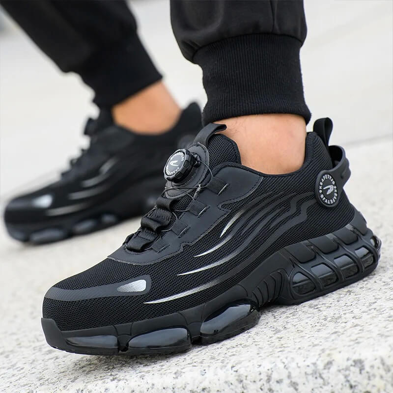 Brecken - Lightweight safety shoes with steel toe and anti-slip technology