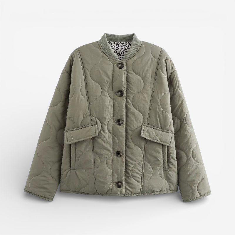 Elowyn – Long sleeve coat with buttons and pockets