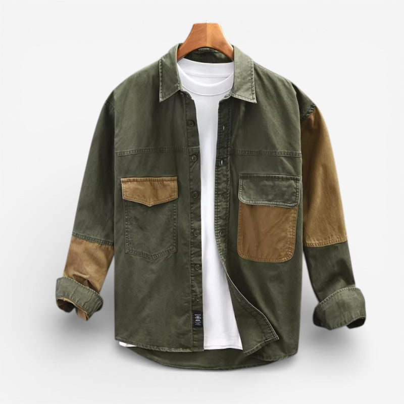 Bryxon - Heren Bryxon Jacket | Long sleeve, Turn-down collar, Button | Polyester | M–3XL