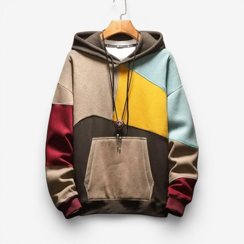 Aidan - Felpa con cappuccio a maniche lunghe con tasche