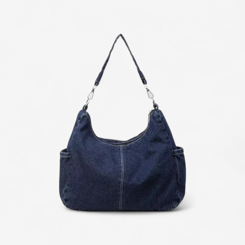 Lila – Borsa a spalla con tracolla removibile e chiusure con zip