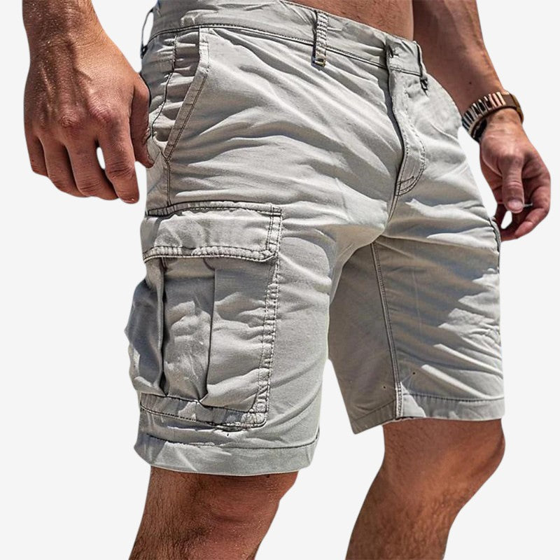 Pantaloncini da uomo fino al ginocchio con tasche utility