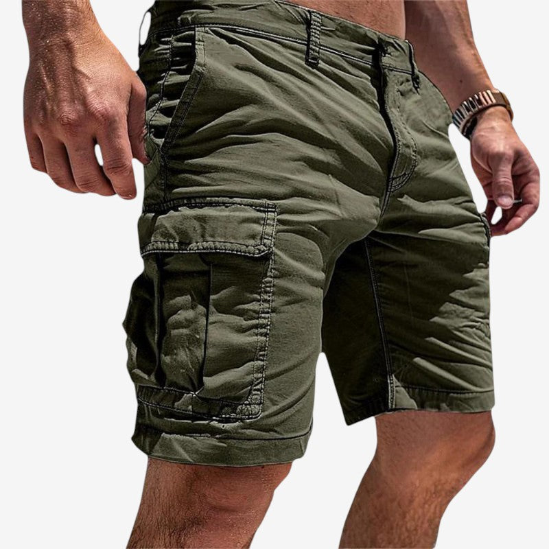 Pantaloncini da uomo fino al ginocchio con tasche utility