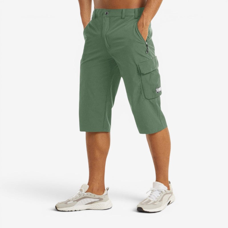 Men's Cargo Shorts With Knee Length