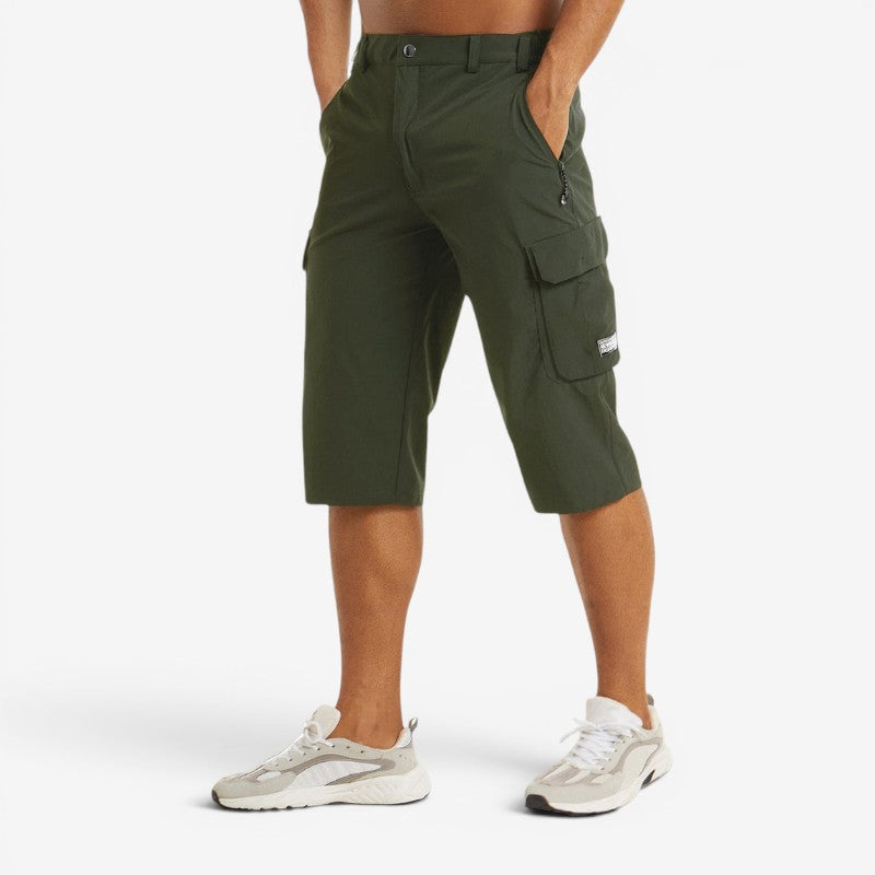 Men's Cargo Shorts With Knee Length