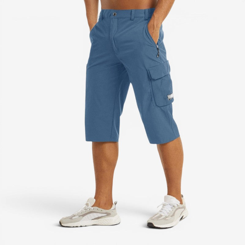 Men's Cargo Shorts With Knee Length