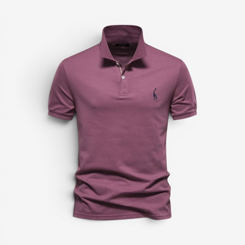 Męska koszulka polo slim fit z krótkim rękawem
