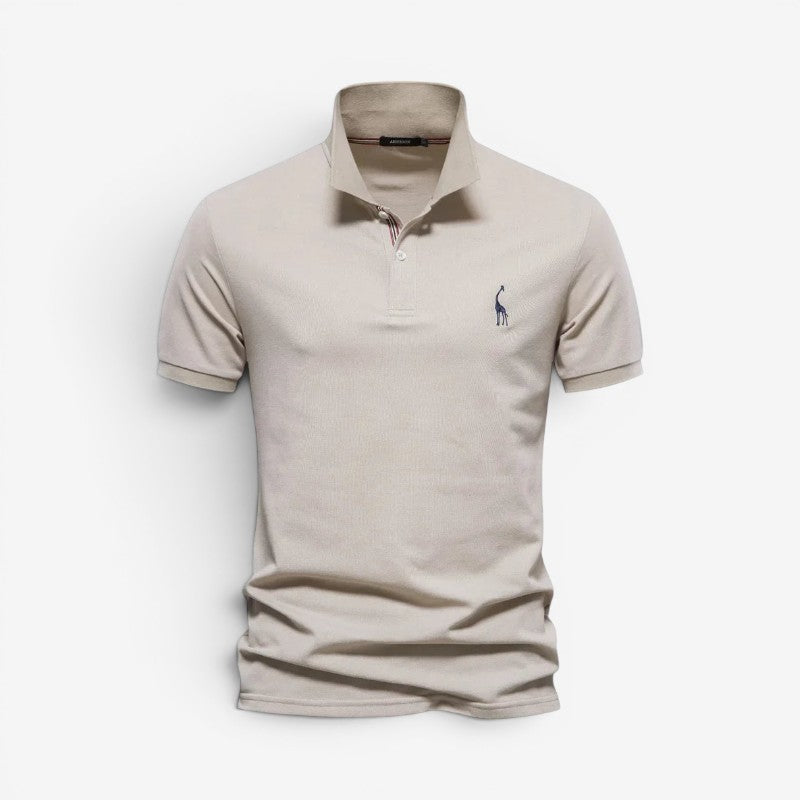 Męska koszulka polo slim fit z krótkim rękawem