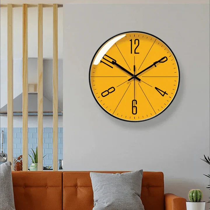 LuxeNord - Elegant quartz wall clock with a minimalist design