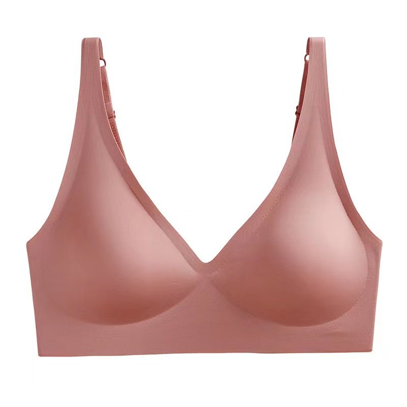 Lena - Wireless V-neck bralette with seamless fit and adjustable straps