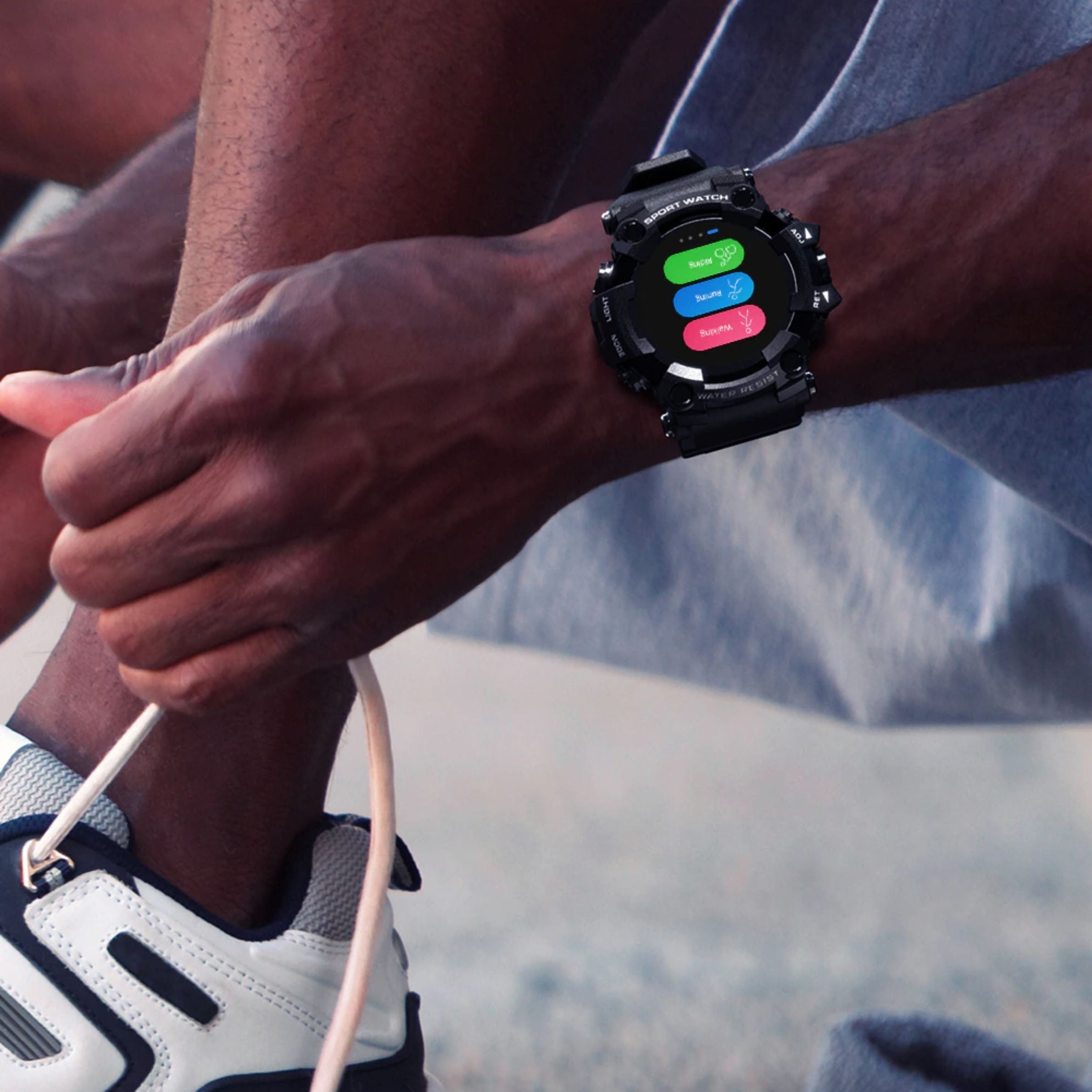 Robert - Smartwatch wojskowej jakości dla maksymalnej trwałości i wydajności