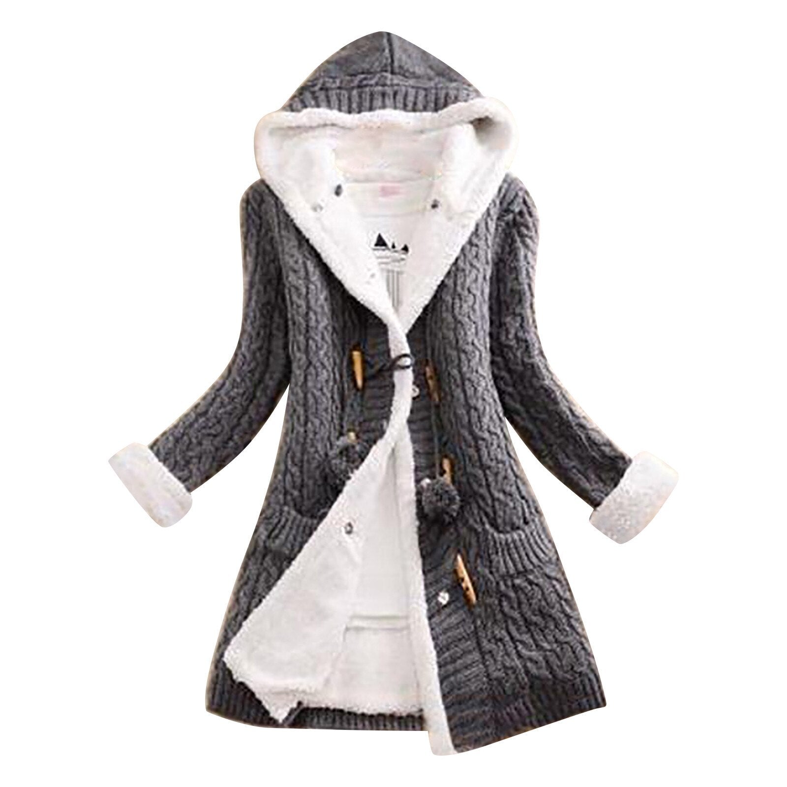 Frieda - Relaxed fit vest with hood and pockets for extra comfort