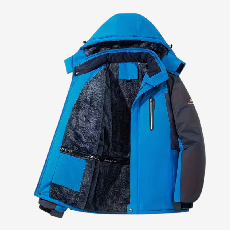 ZipWarm - Men's Winter Coat with Hooded Design