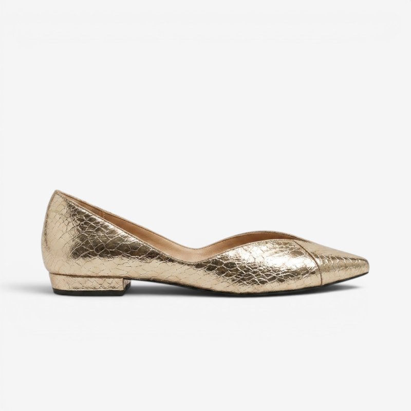 Chaussons pour femmes à bout pointu et sans lacets