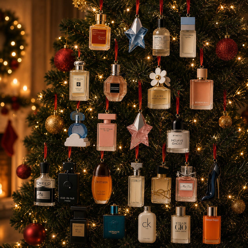 ScentBottle – Calendario dell’Avvento a forma di flacone di profumo con 24 decorazioni