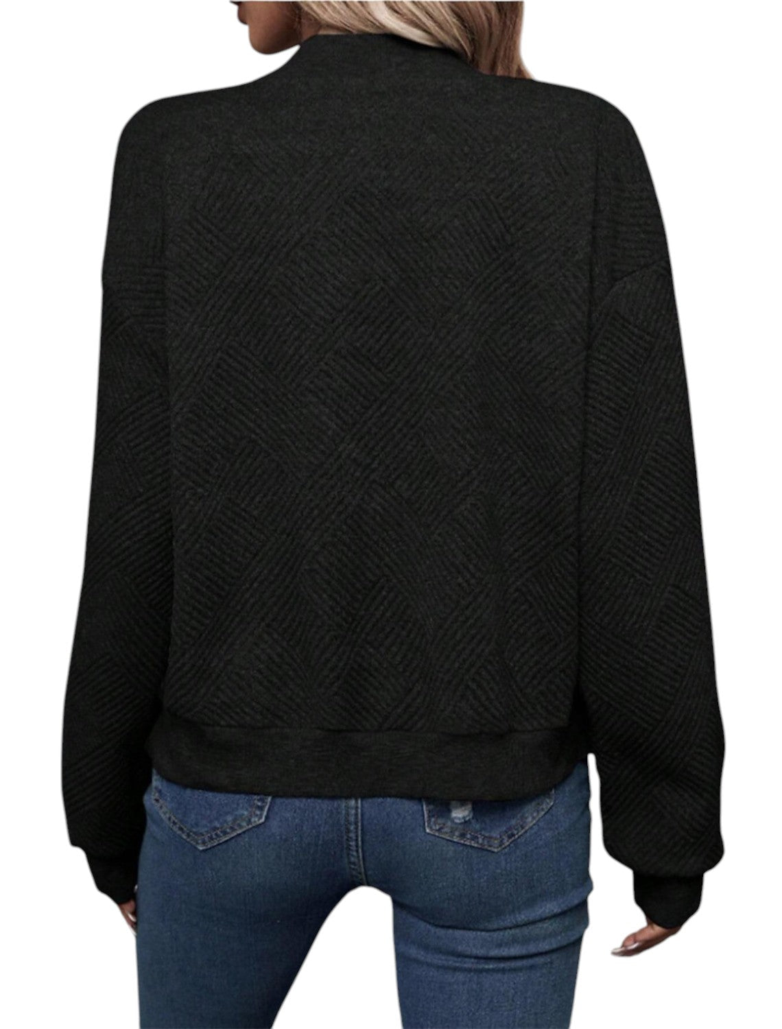 Fiona – Trendy bomber bunda se zipem vpředu a strukturovaným designem