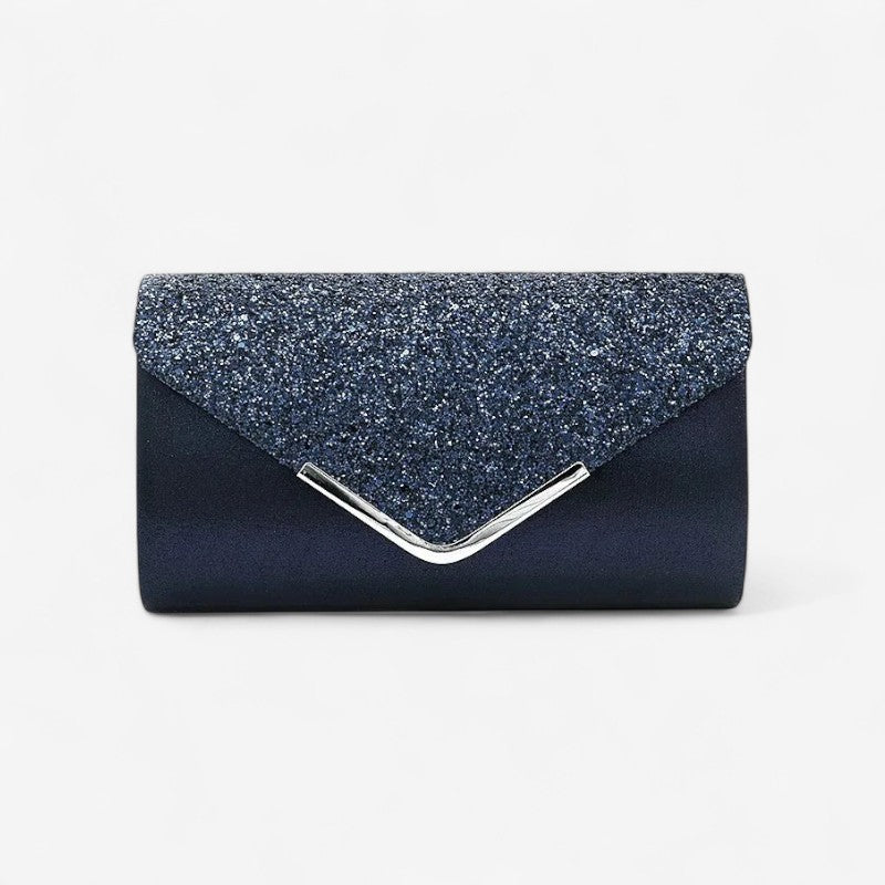 Brenda – Borsa a mano con chiusura a busta e design rettangolare