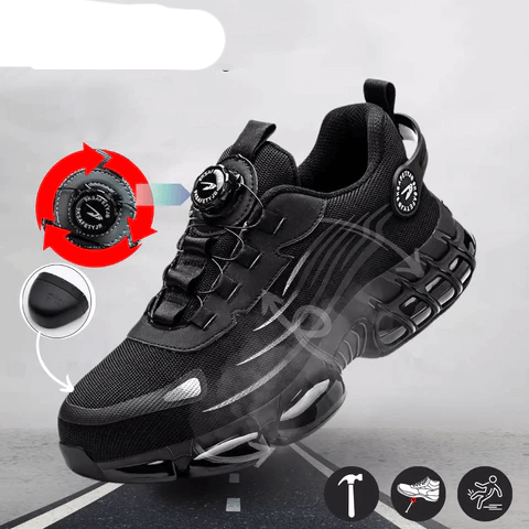 Brecken - Lightweight safety shoes with steel toe and anti-slip technology