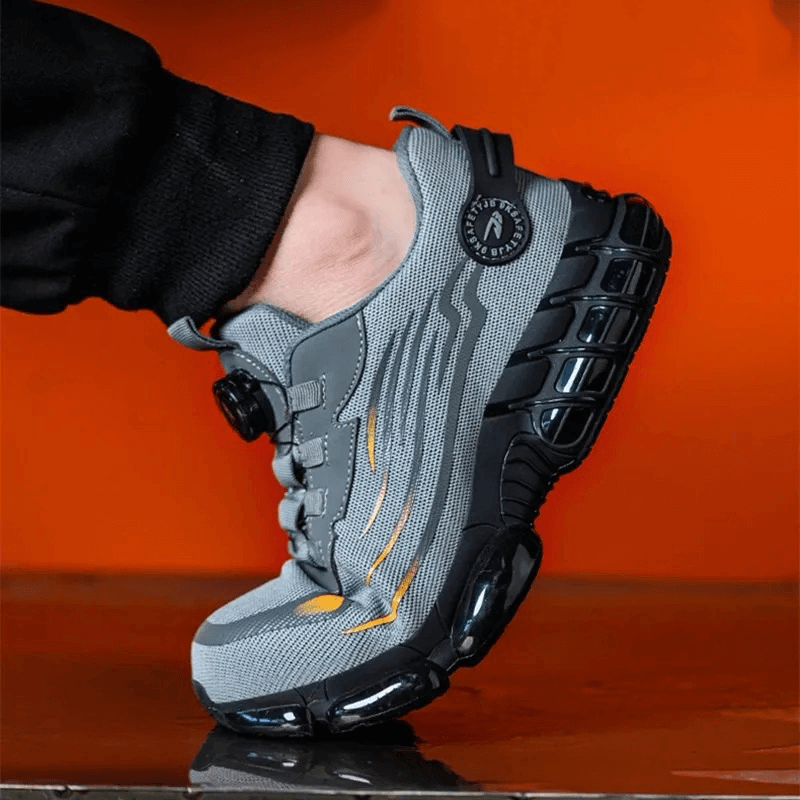 Brecken - Lightweight safety shoes with steel toe and anti-slip technology