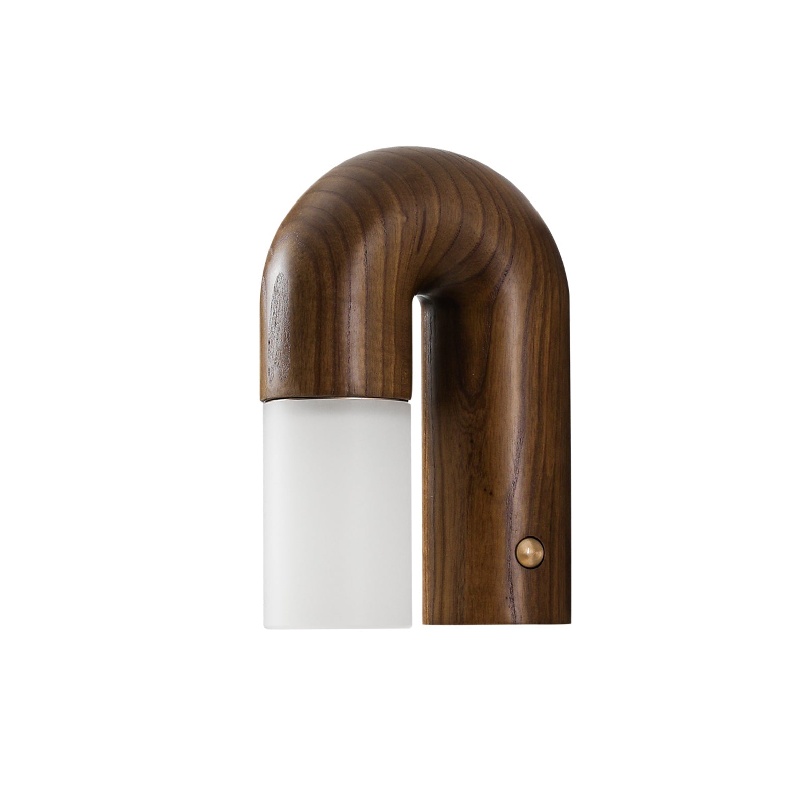Fjordly - Minimalistyczna drewniana lampa ścienna z miękkim światłem LED