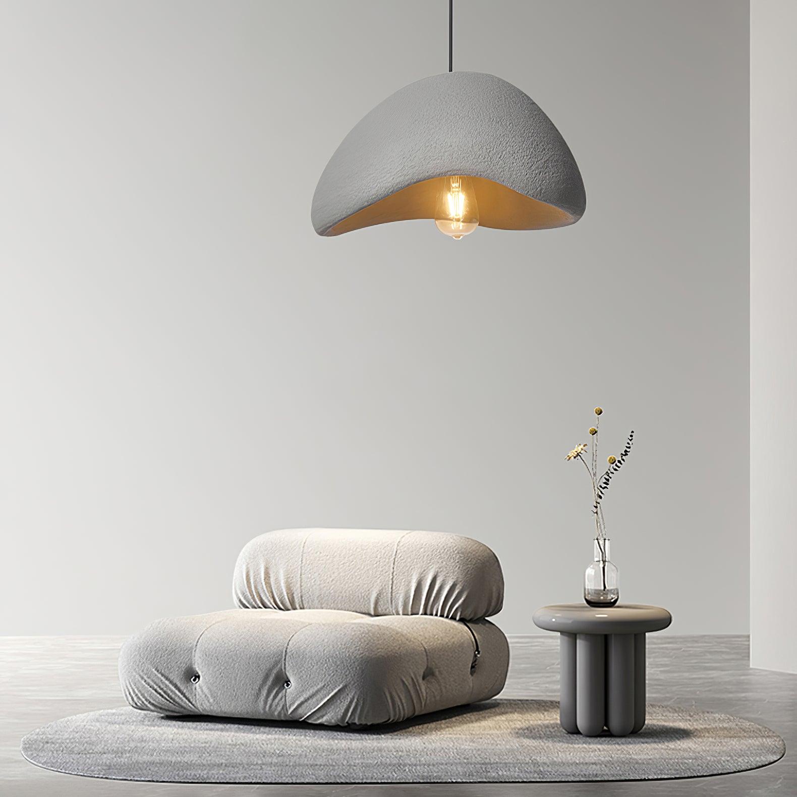 AuraGlow - Lampada a sospensione LED sottile con design moderno a macchie