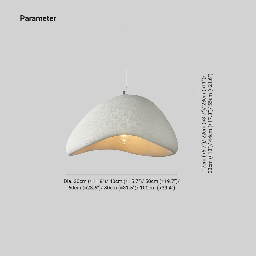 AuraGlow - Lampada a sospensione LED sottile con design moderno a macchie